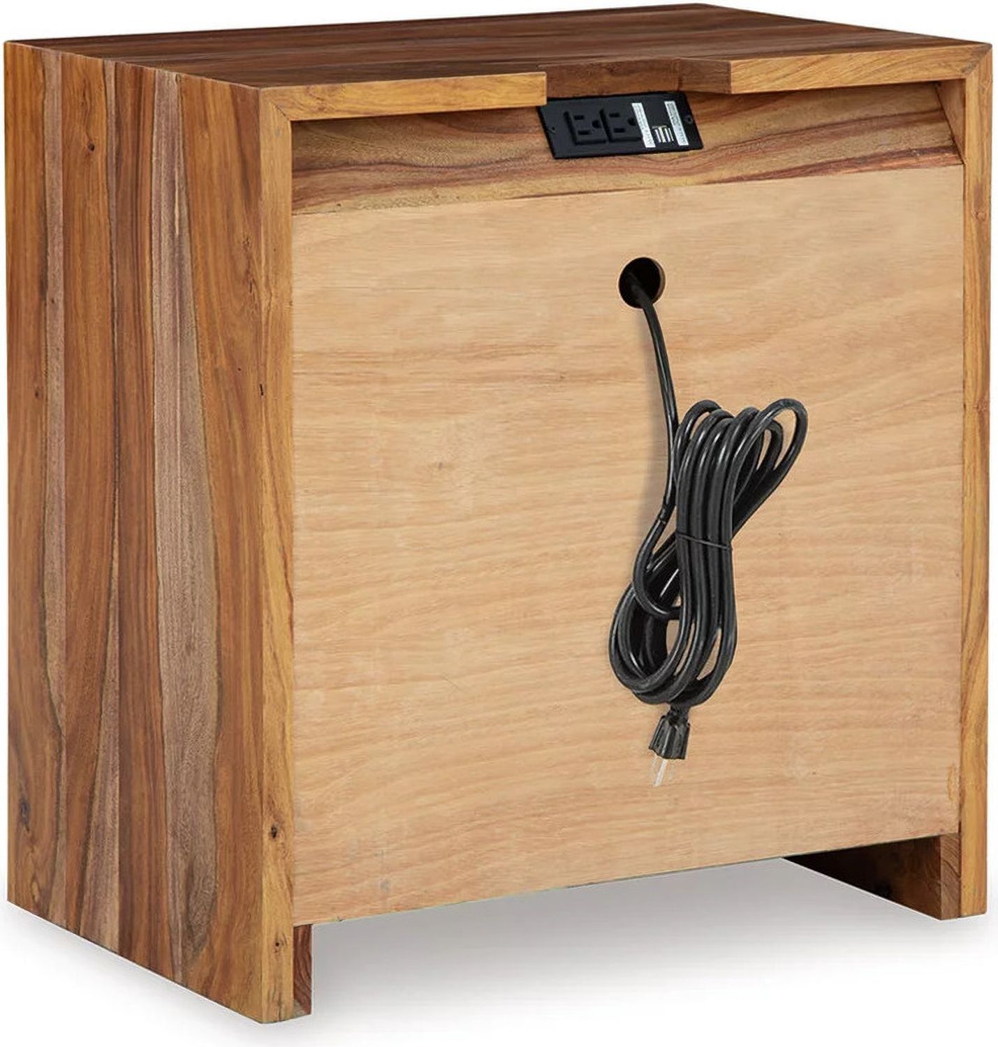 Dressonni Nightstand In Brown B79092