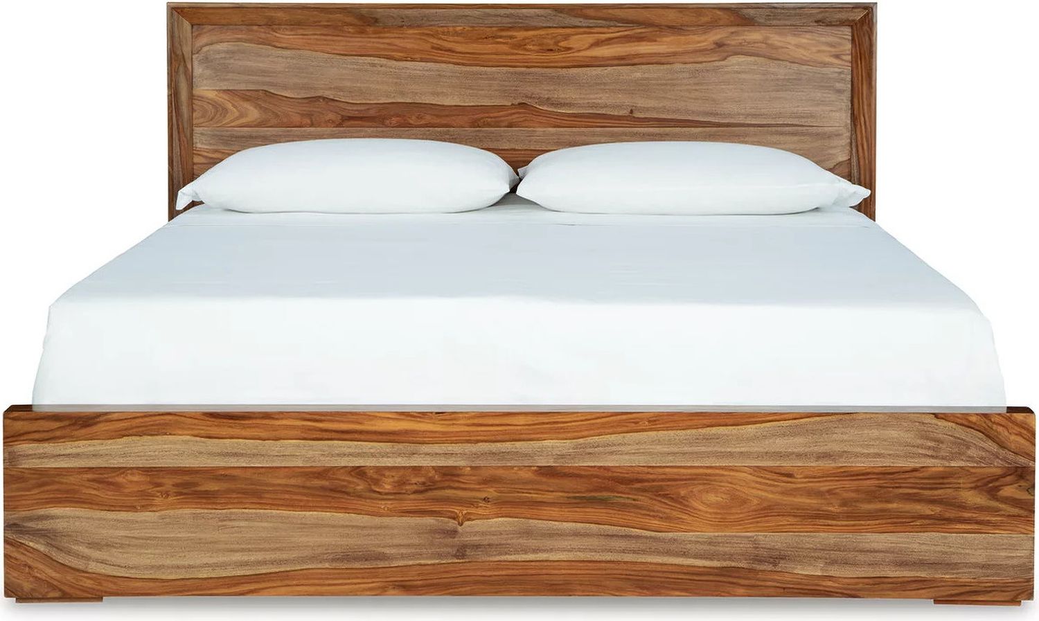 Dressonni Queen Panel Bed In Brown B790B2