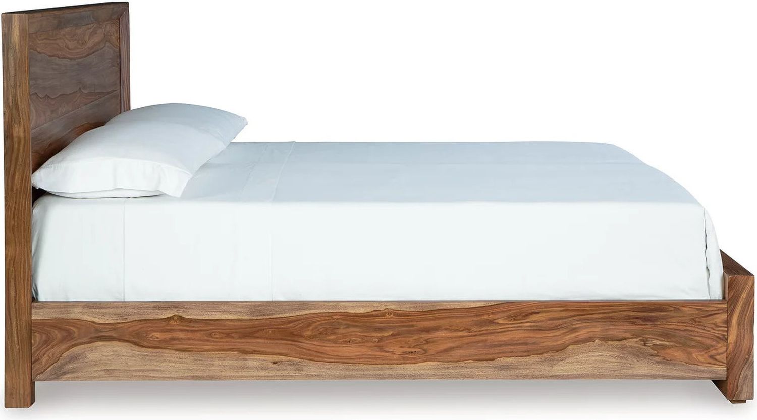 Dressonni California King Panel Bed In Brown B790B5