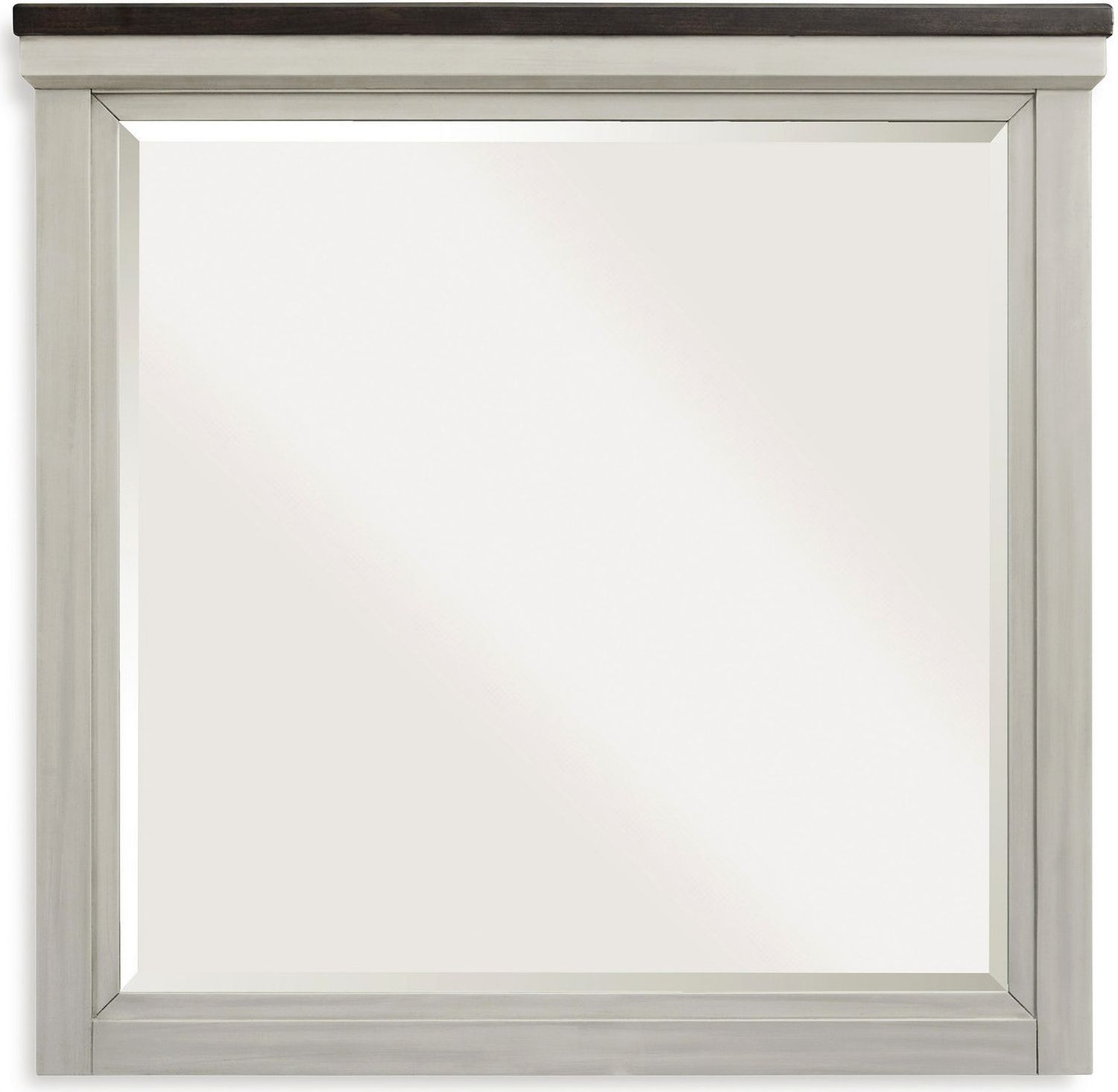 Darborn Gray And Brown Bedroom Mirror B79636