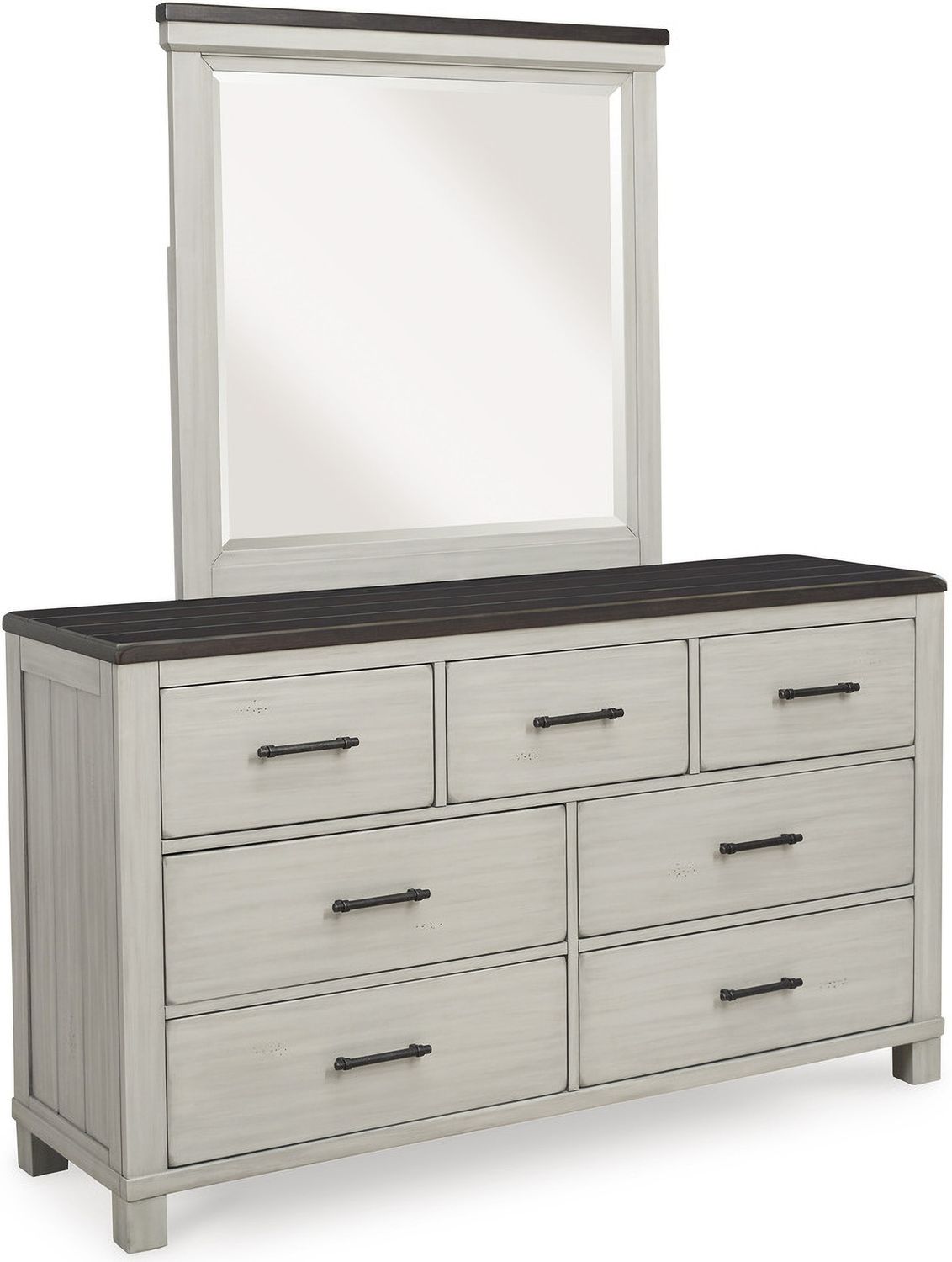 Darborn Gray And Brown Bedroom Mirror B79636