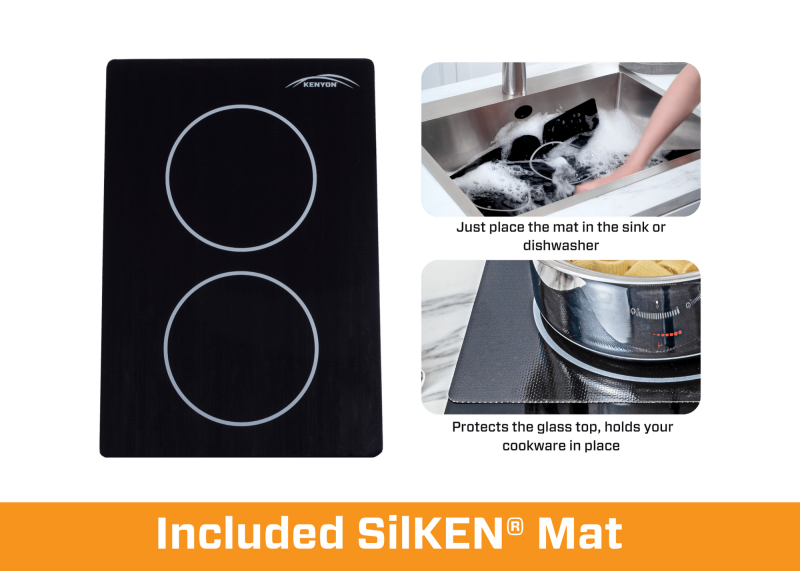 Bridge Induction 2 Burner Portrait, Including SilKENĀ® Mat B80321