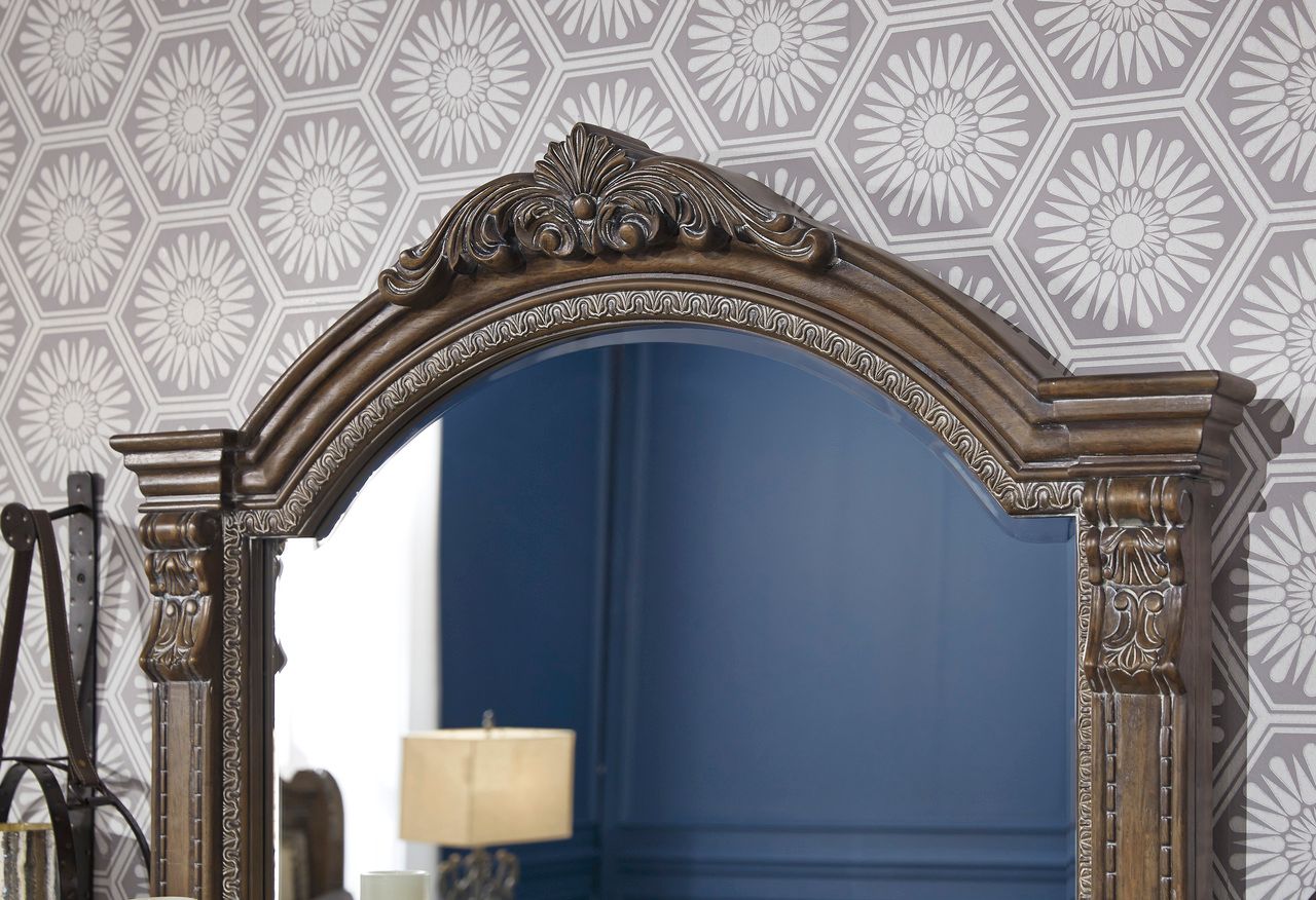 Charmond Brown Bedroom Mirror B80336