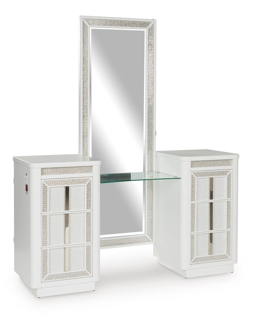 Chalanna Vanity In White B82222