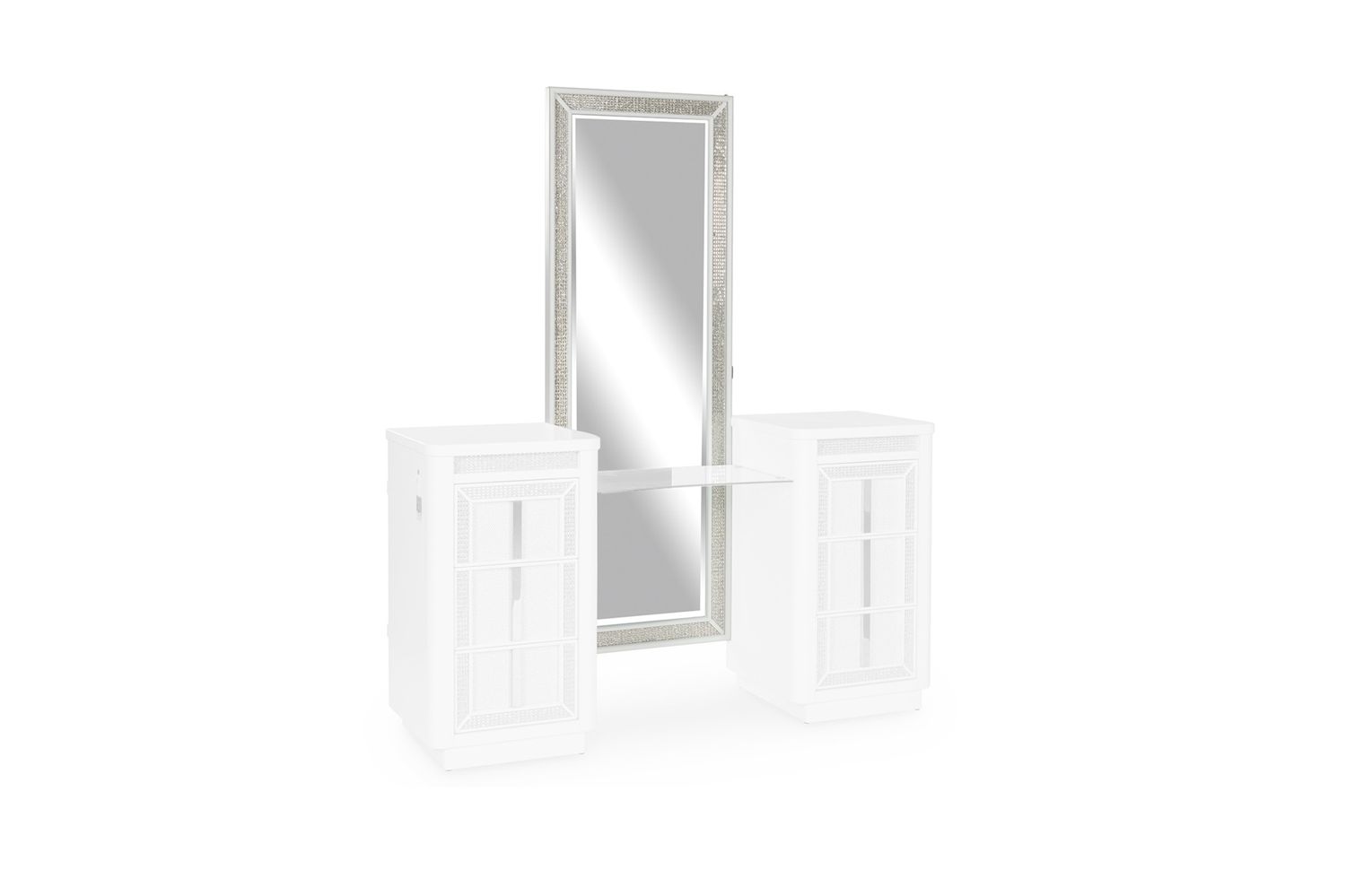 Chalanna Vanity Mirror In White B82225