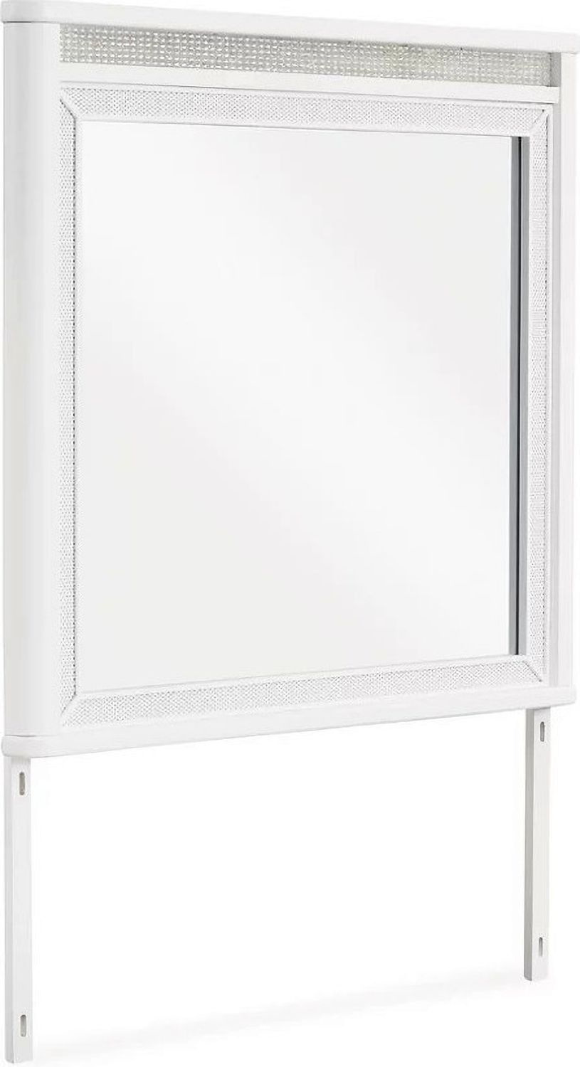Chalanna Bedroom Mirror In White B82236