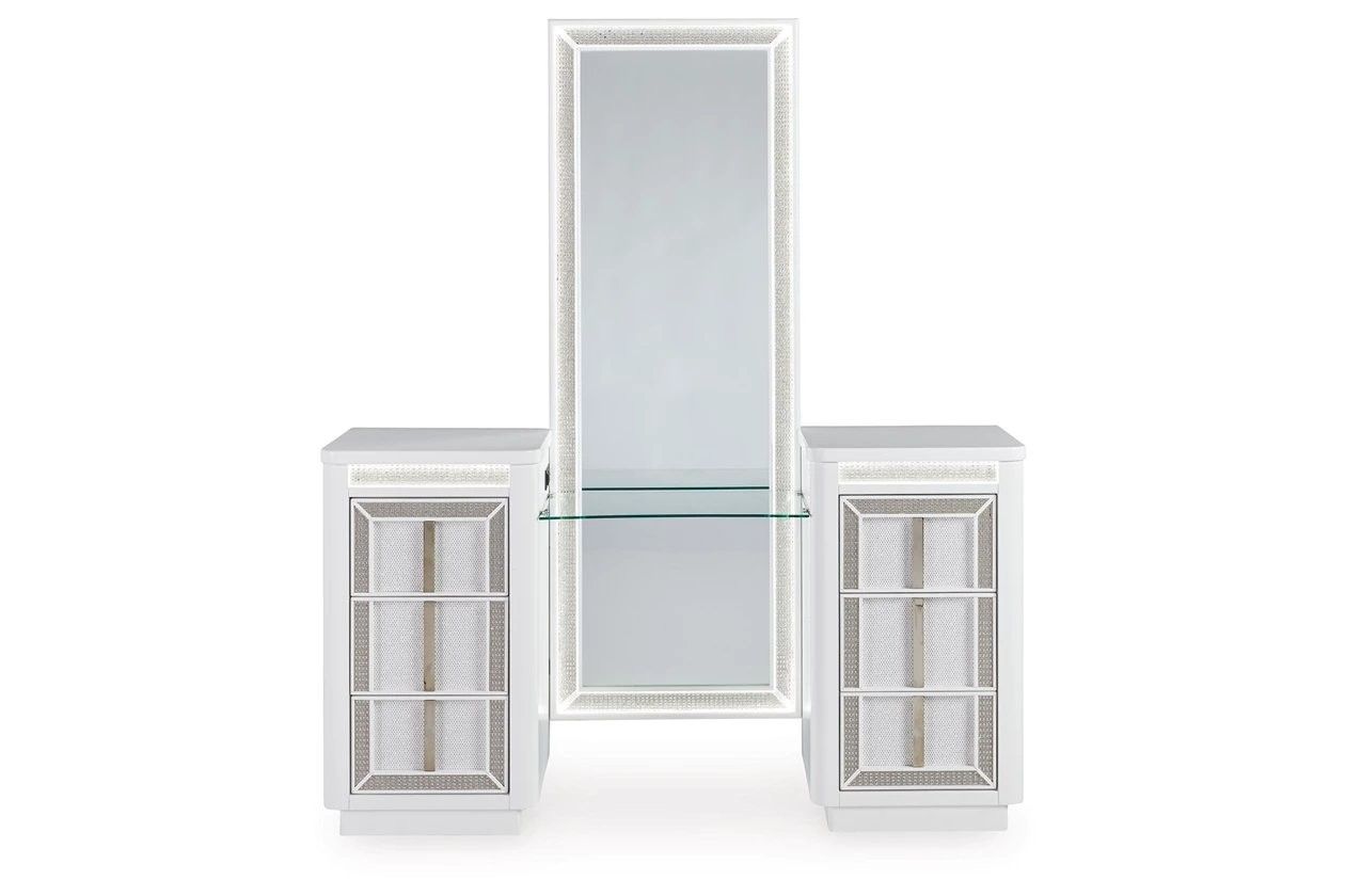Chalanna Vanity Set In White B822B6