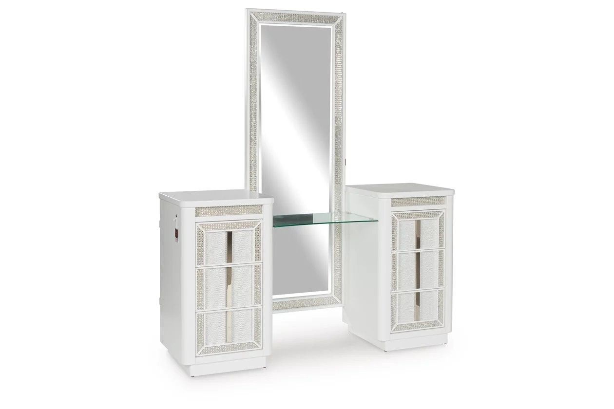 Chalanna Vanity Set In White B822B6