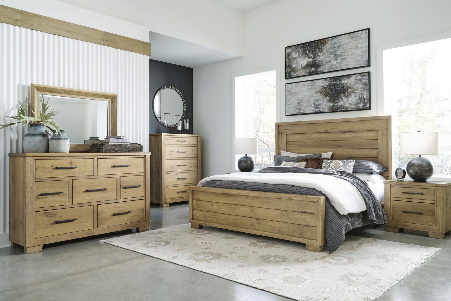 Galliden Dresser In Light Brown B84131