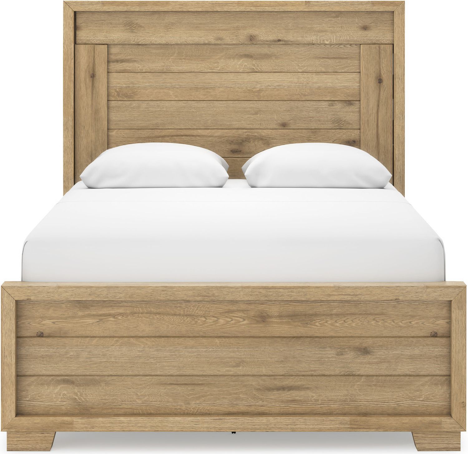 Galliden Queen Panel Bed In Light Brown B841B2