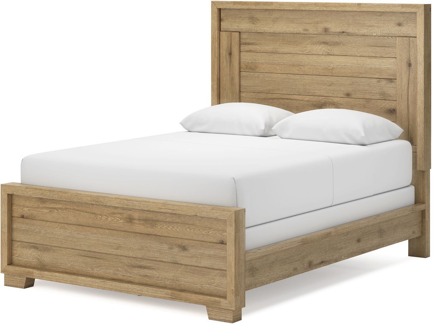 Galliden Queen Panel Bed In Light Brown B841B2