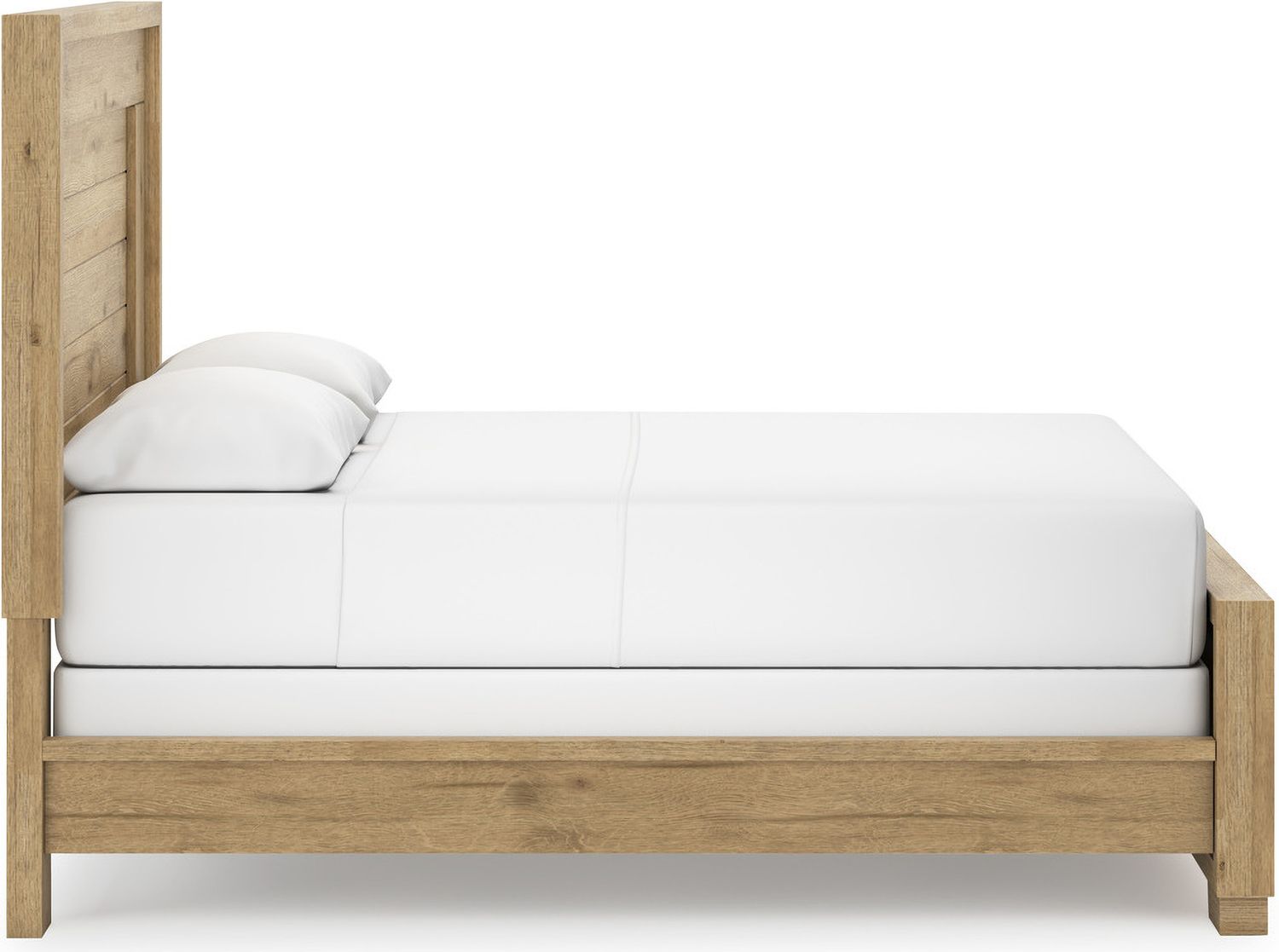 Galliden Queen Panel Bed In Light Brown B841B2