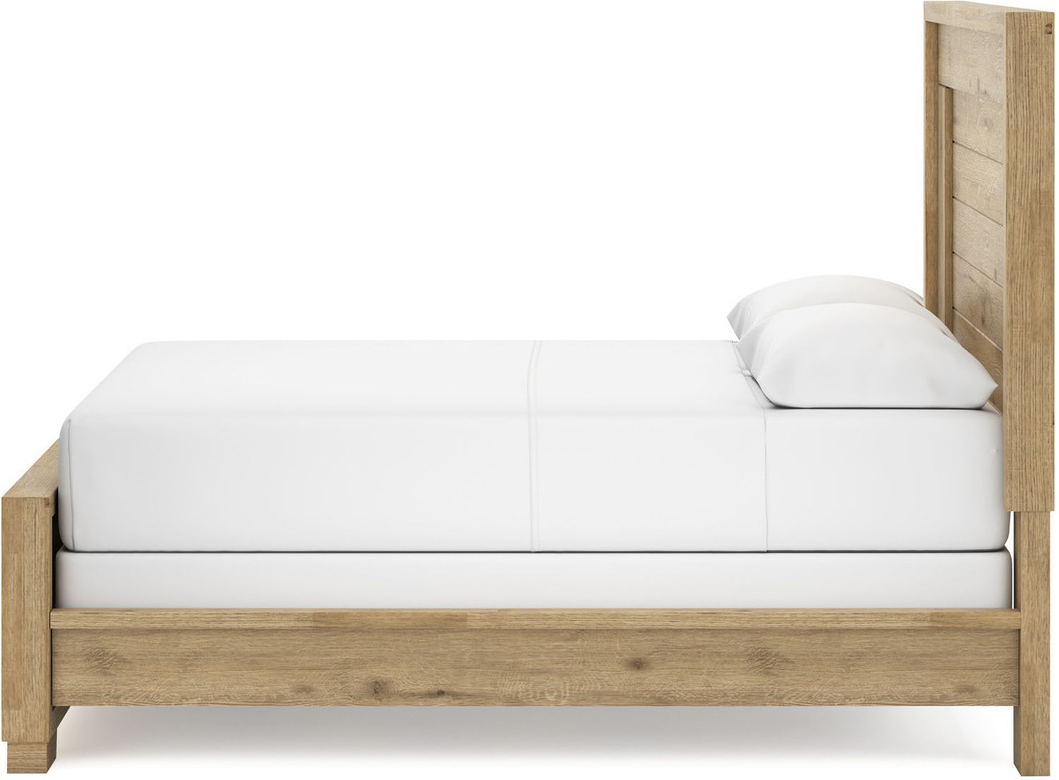 Galliden Queen Panel Bed In Light Brown B841B2