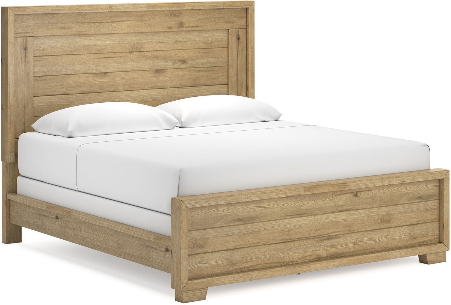Galliden King Panel Bed In Light Brown B841B4