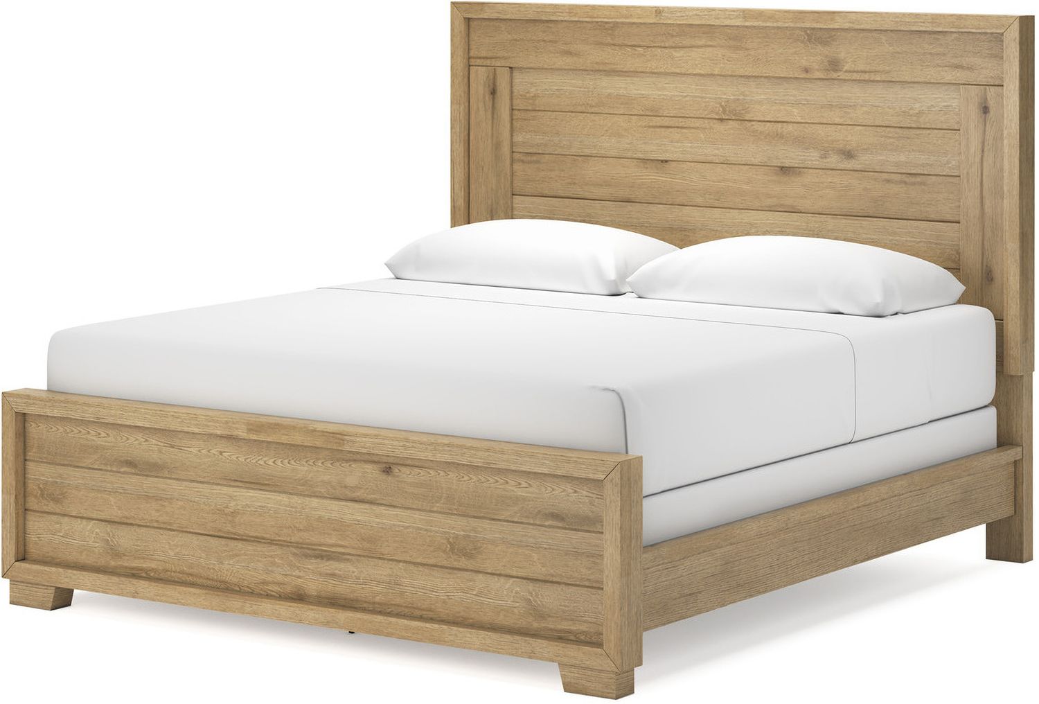 Galliden King Panel Bed In Light Brown B841B4