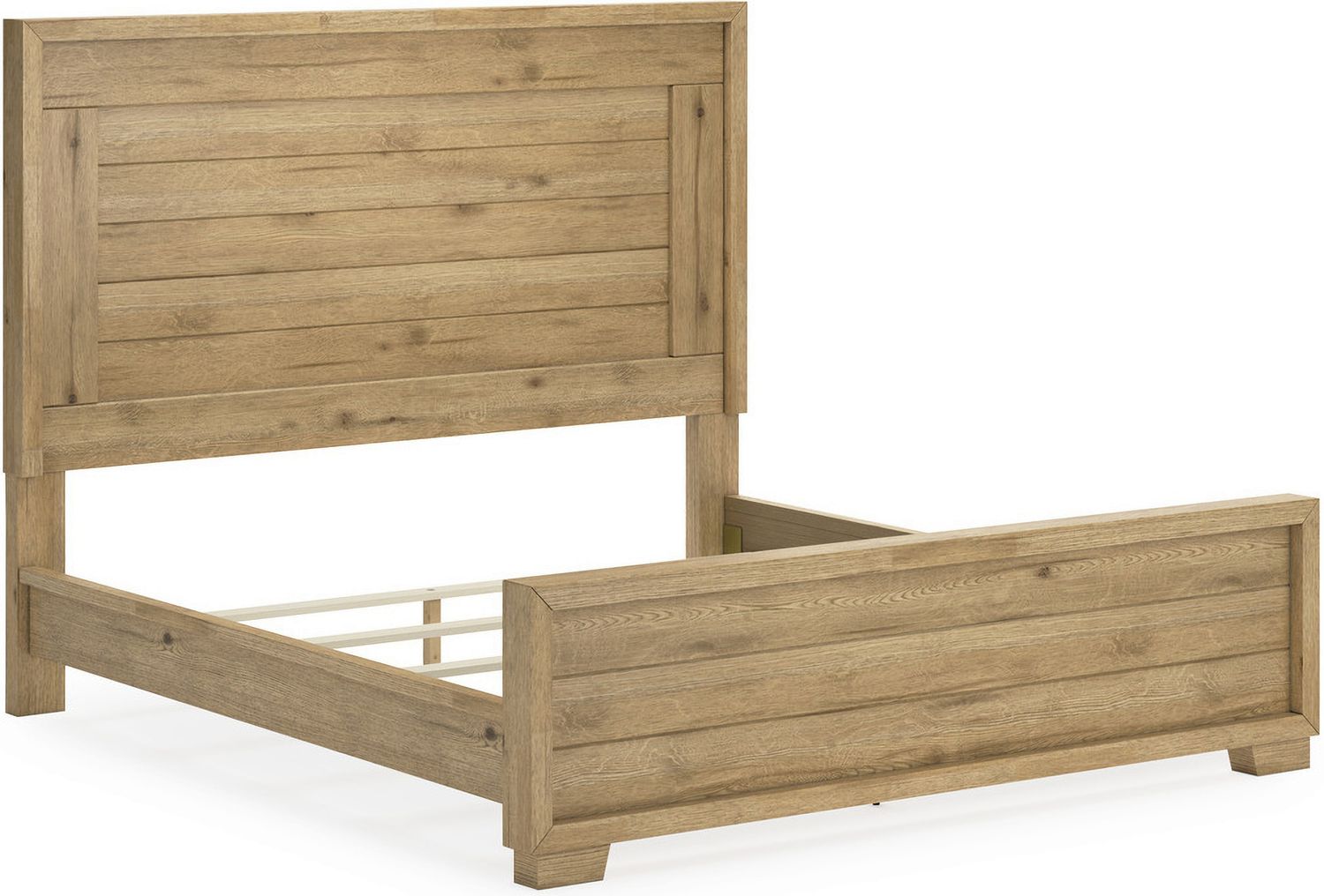 Galliden King Panel Bed In Light Brown B841B4