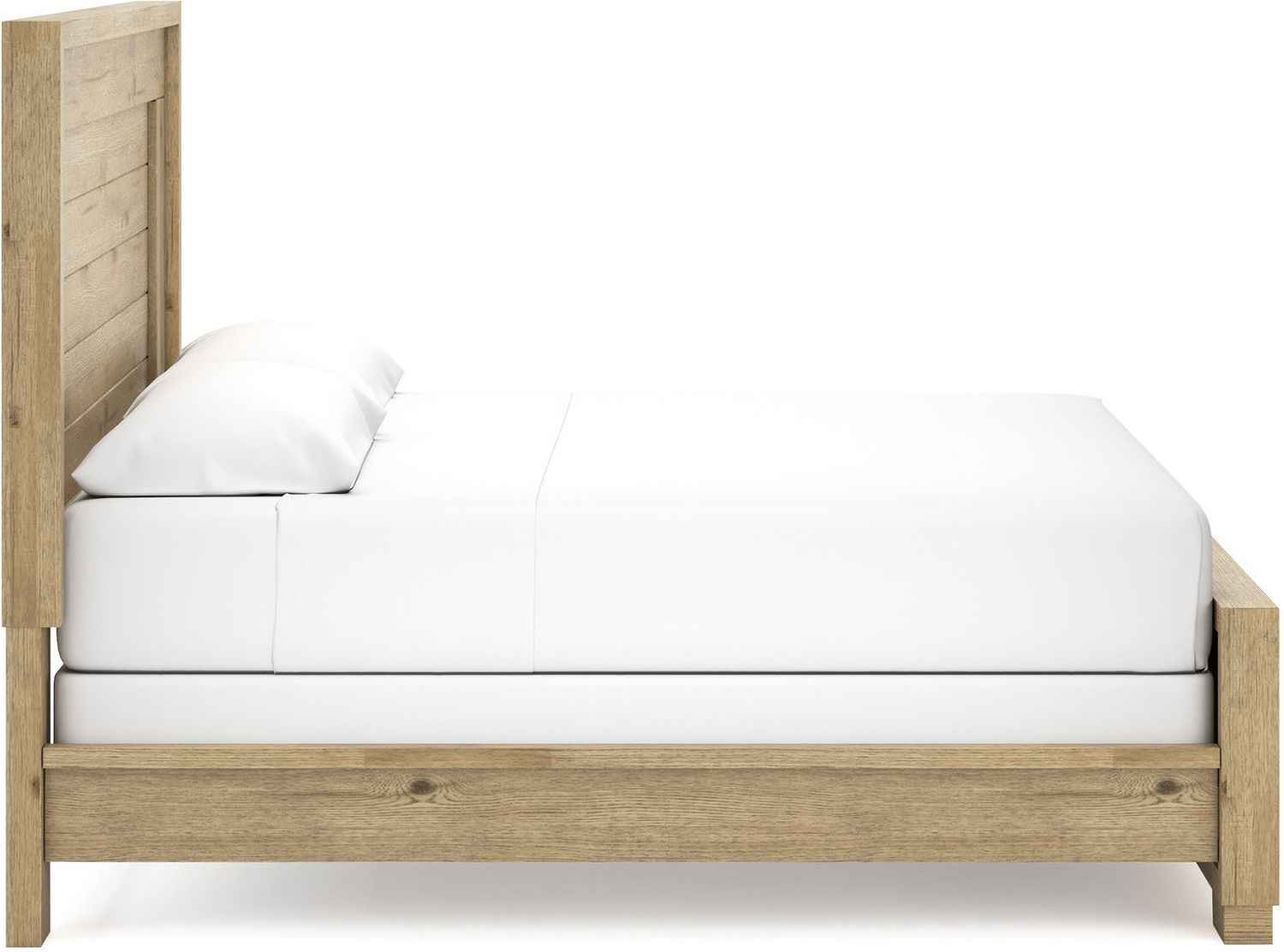 Galliden King Panel Bed In Light Brown B841B4