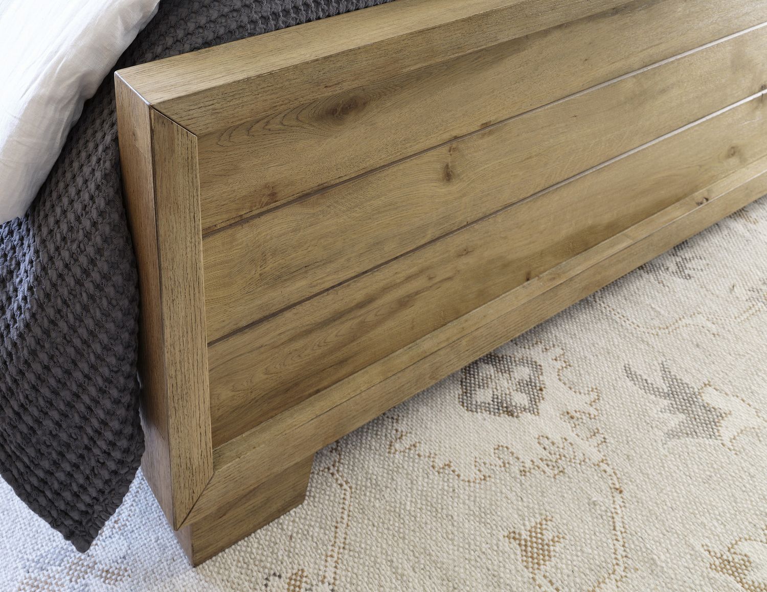 Galliden California King Panel Bed In Light Brown B841B5