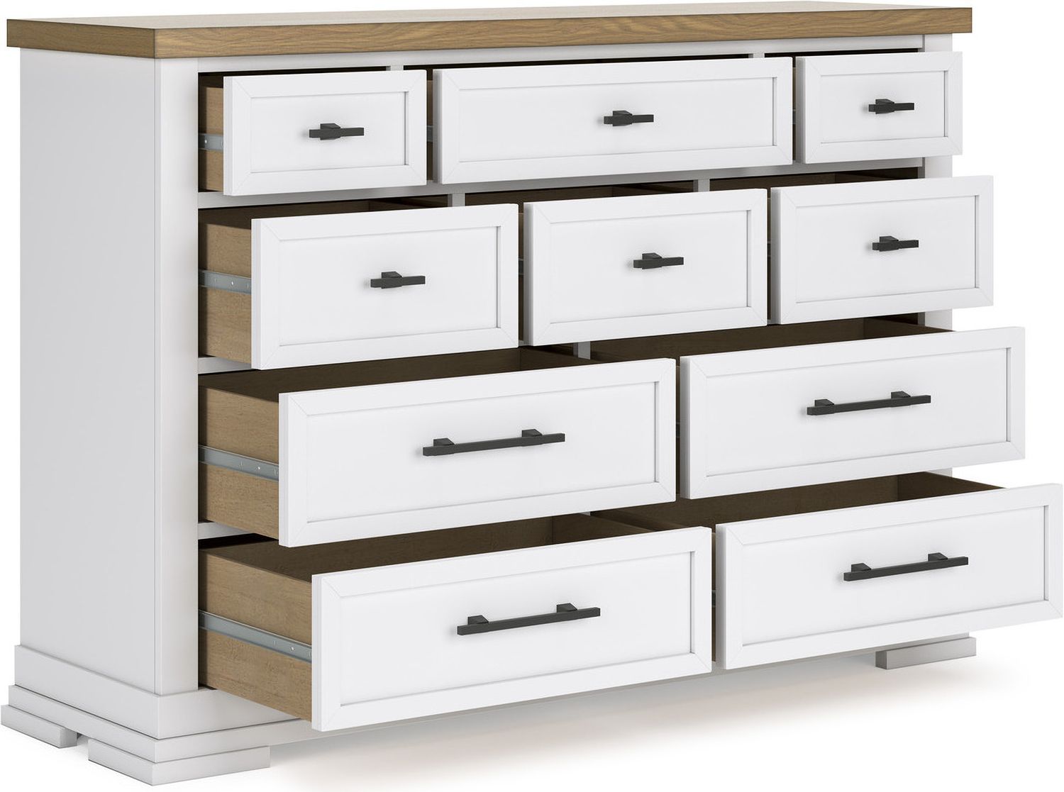 Ashbryn Dresser In White/Natural B84431