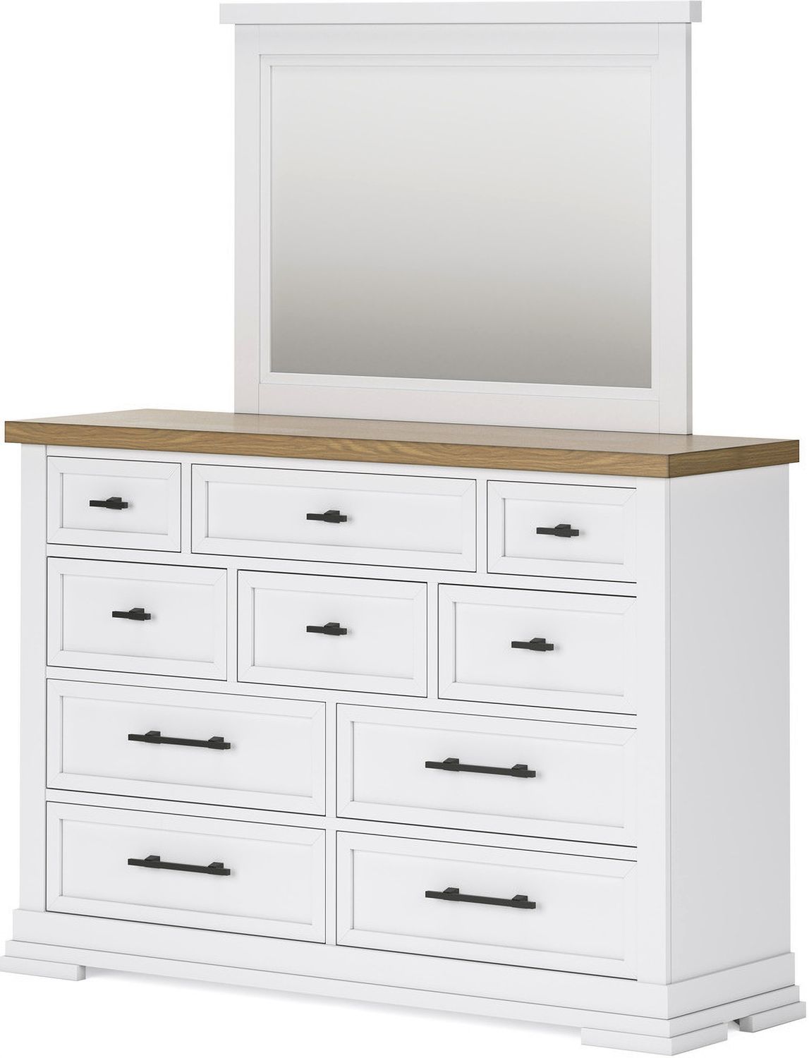 Ashbryn Dresser In White/Natural B84431