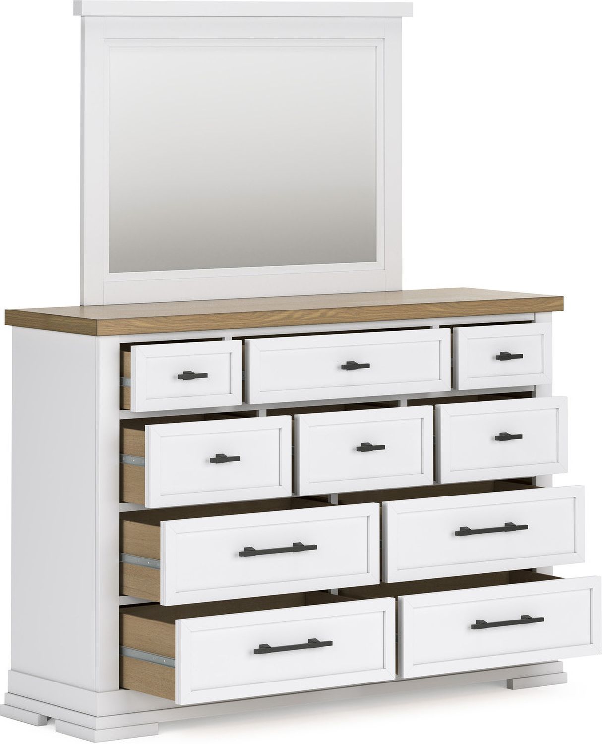 Ashbryn Dresser In White/Natural B84431