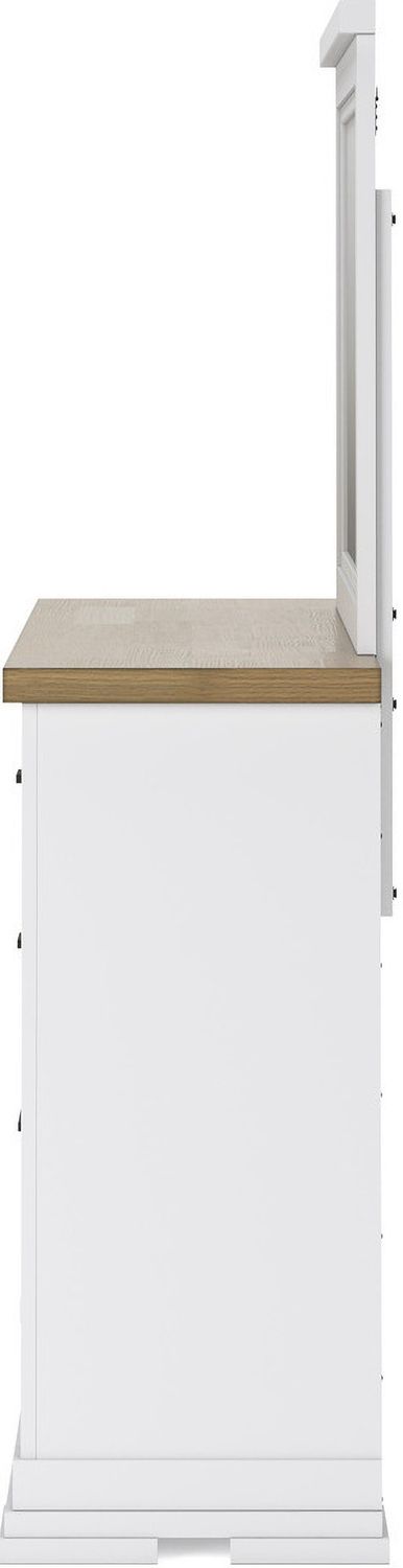 Ashbryn Dresser In White/Natural B84431