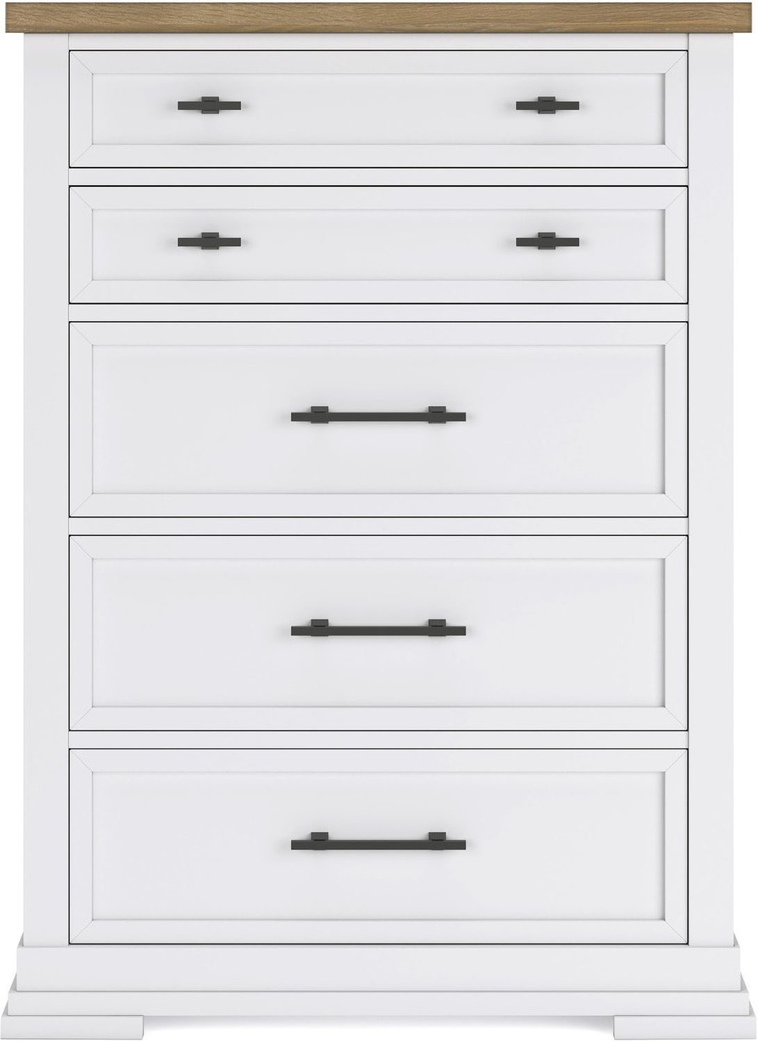 Ashbryn Chest Of Drawers In White/Natural B84446