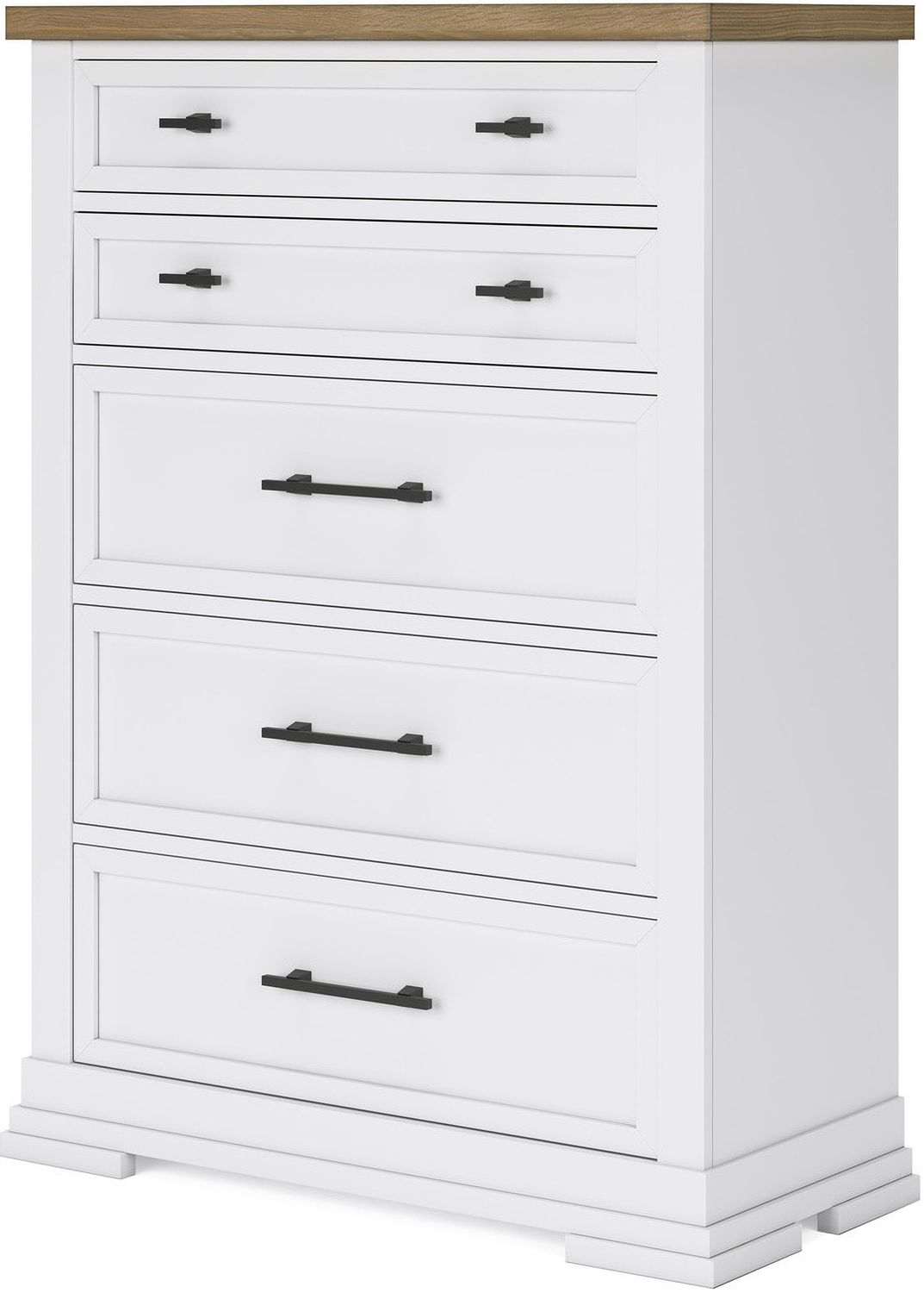 Ashbryn Chest Of Drawers In White/Natural B84446