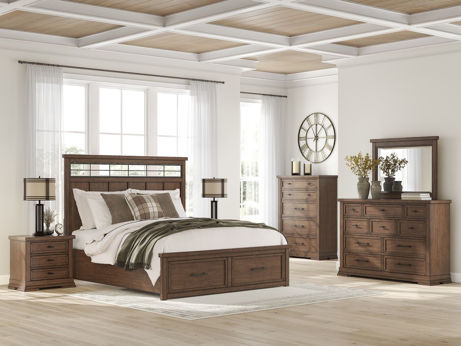Taffenbrook Dresser In Medium Brown B84931