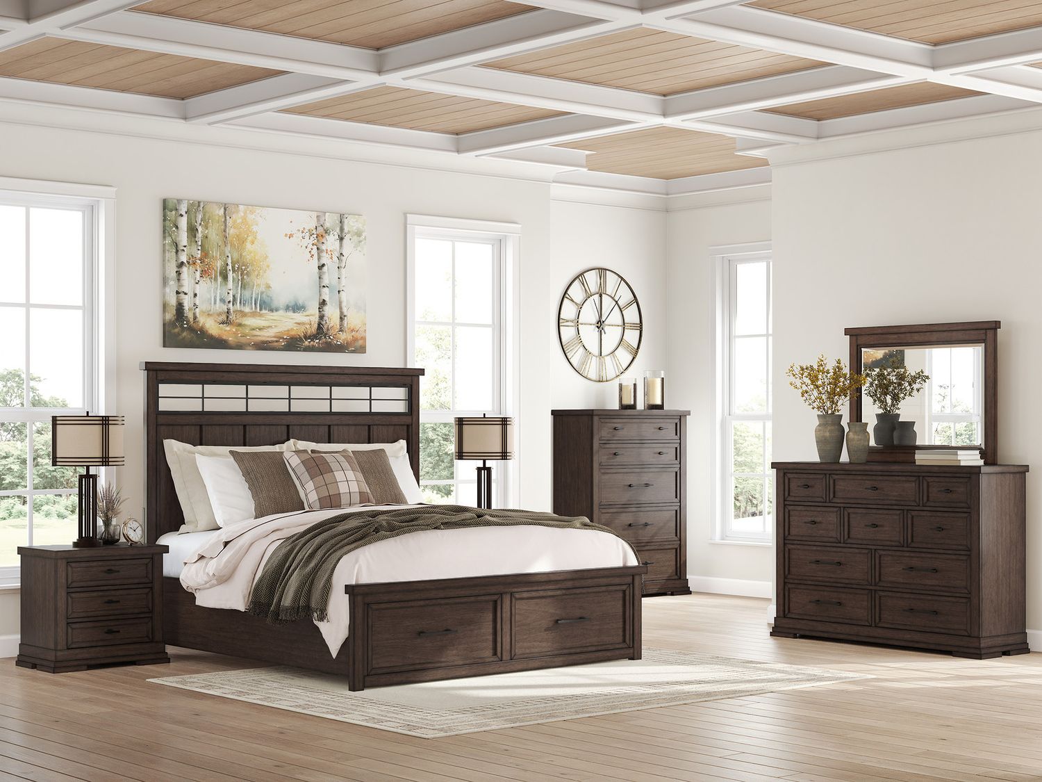 Taffenbrook Dresser In Medium Brown B84931