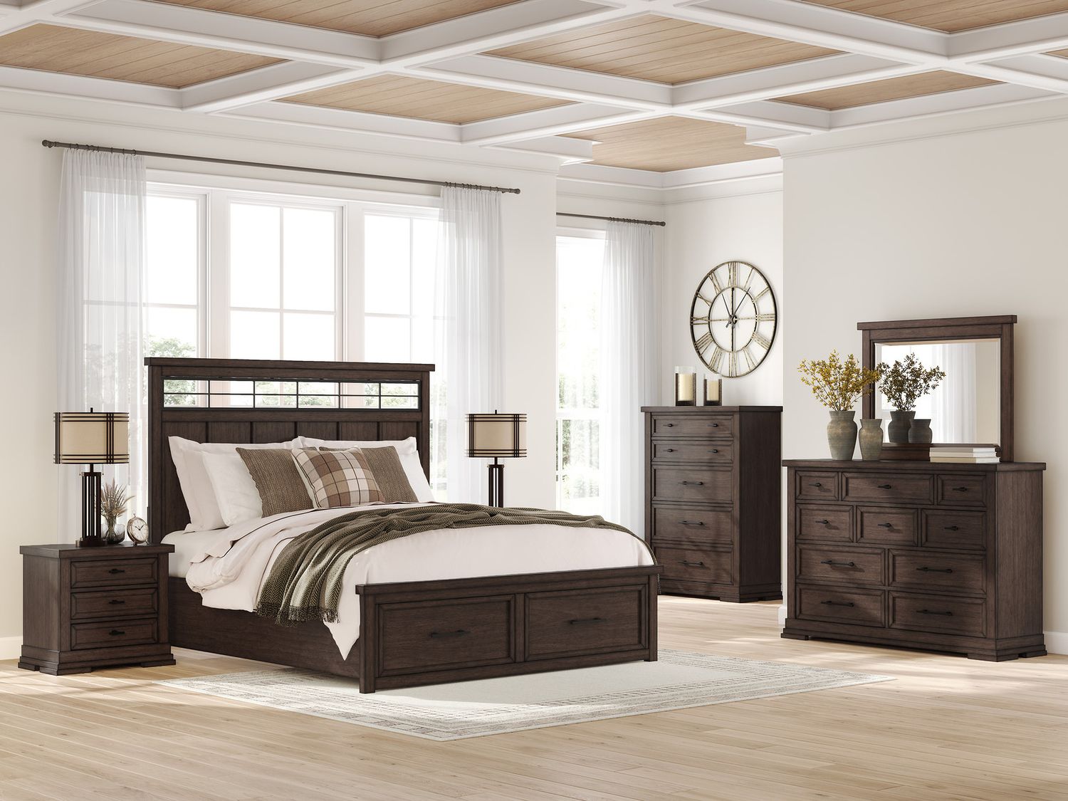 Taffenbrook Dresser In Medium Brown B84931