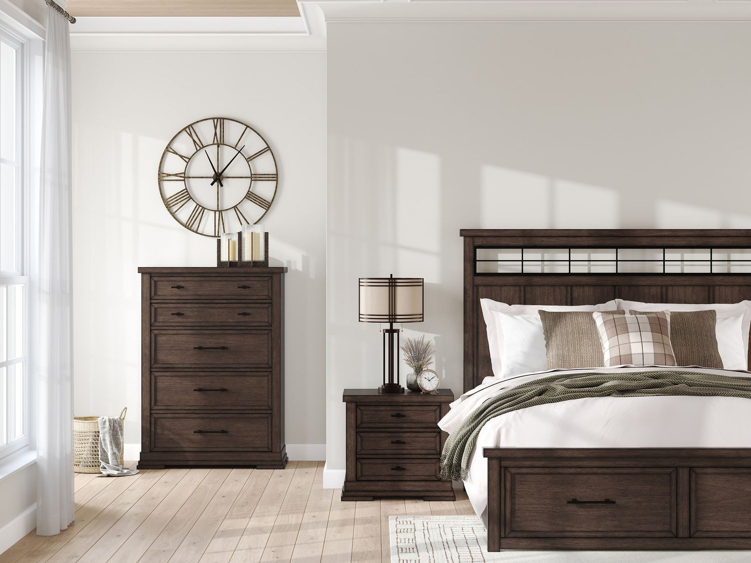 Taffenbrook Dresser In Medium Brown B84931