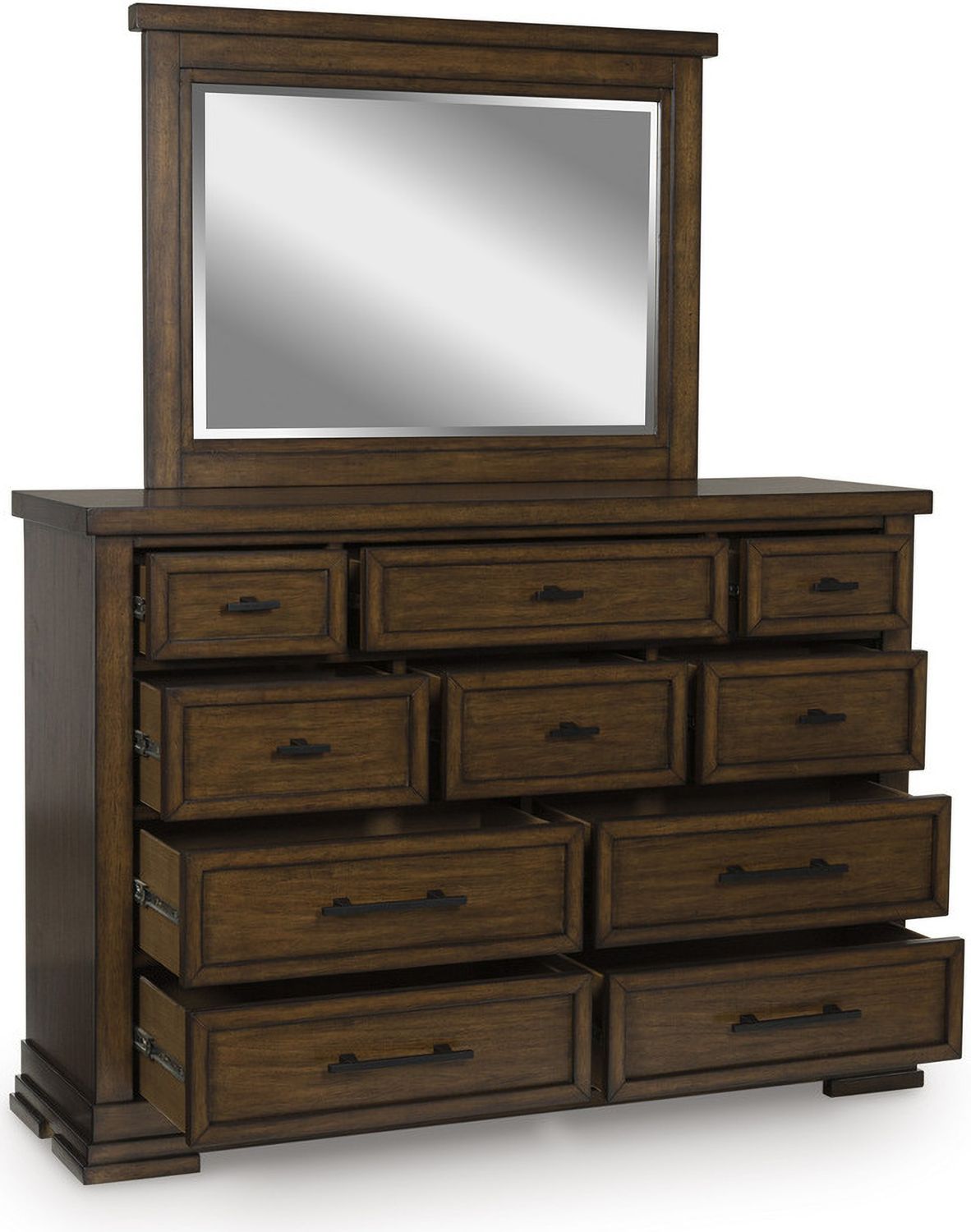 Taffenbrook Dresser In Medium Brown B84931