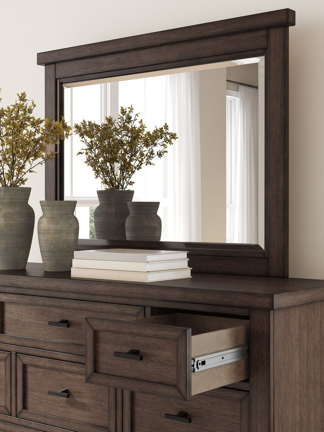 Taffenbrook Dresser In Medium Brown B84931