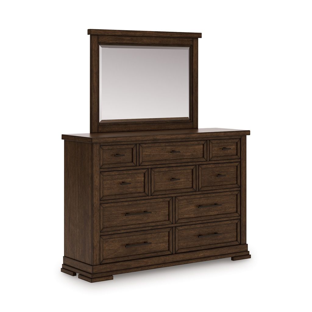 Taffenbrook Bedroom Mirror In Medium Brown B84936