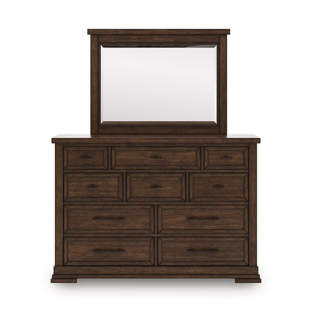 Taffenbrook Bedroom Mirror In Medium Brown B84936