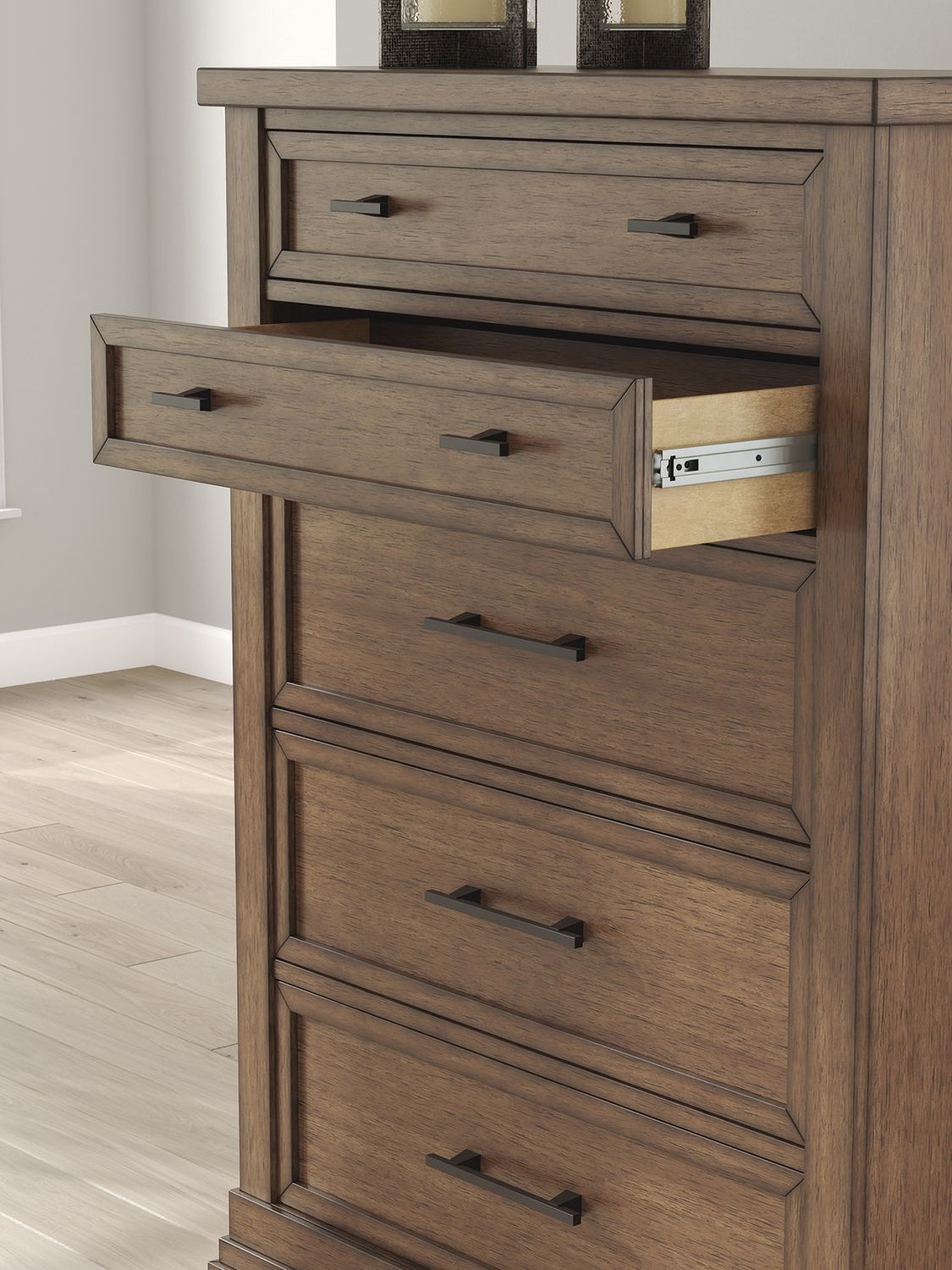 Taffenbrook Chest of Drawers In Medium Brown B84946