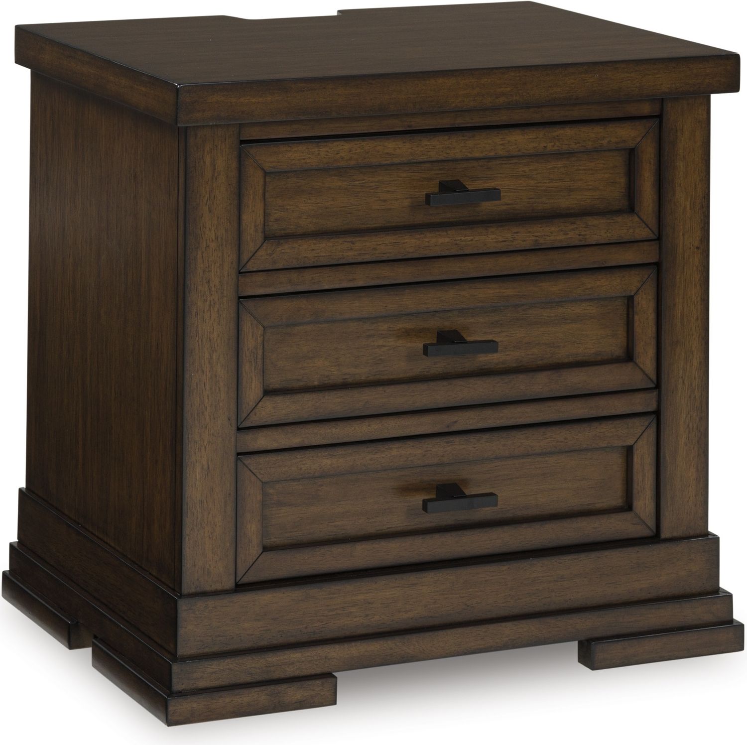 Taffenbrook Nightstand In Medium Brown B84993