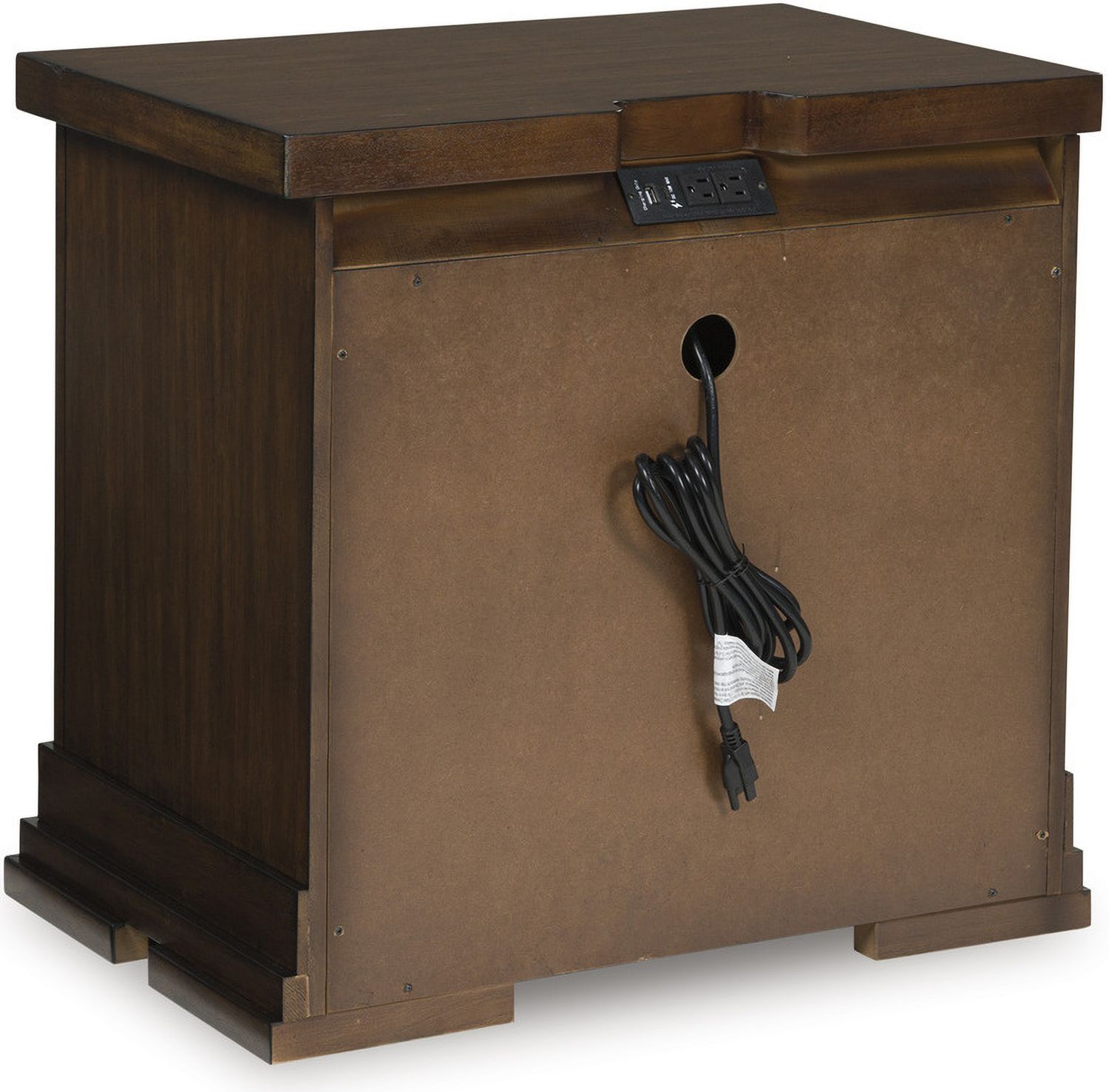 Taffenbrook Nightstand In Medium Brown B84993