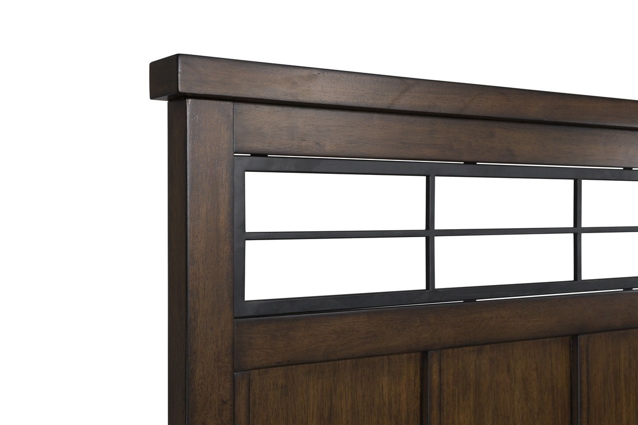 Taffenbrook California King Panel Storage Bed In Medium Brown B849B5