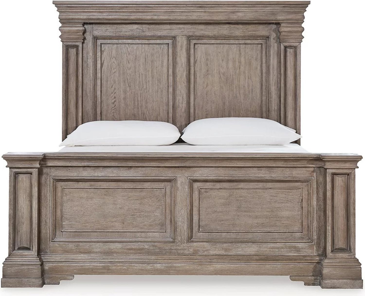 Blairhurst Queen Panel Bed In Grayish Brown B916B2