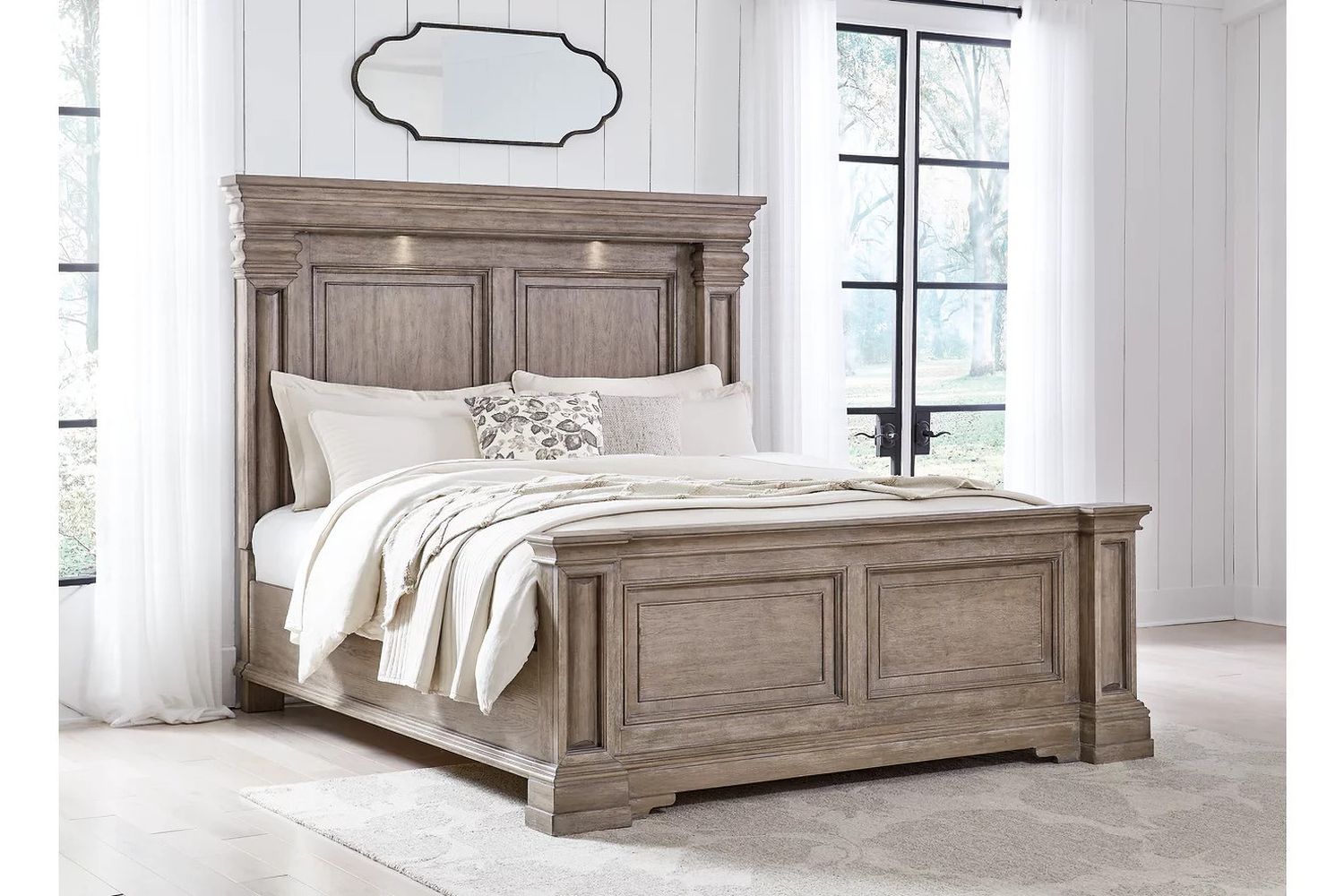 Blairhurst Queen Panel Bed In Grayish Brown B916B2
