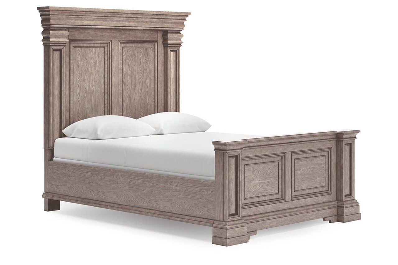 Blairhurst Queen Panel Bed In Grayish Brown B916B2