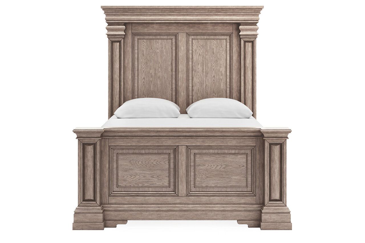 Blairhurst Queen Panel Bed In Grayish Brown B916B2