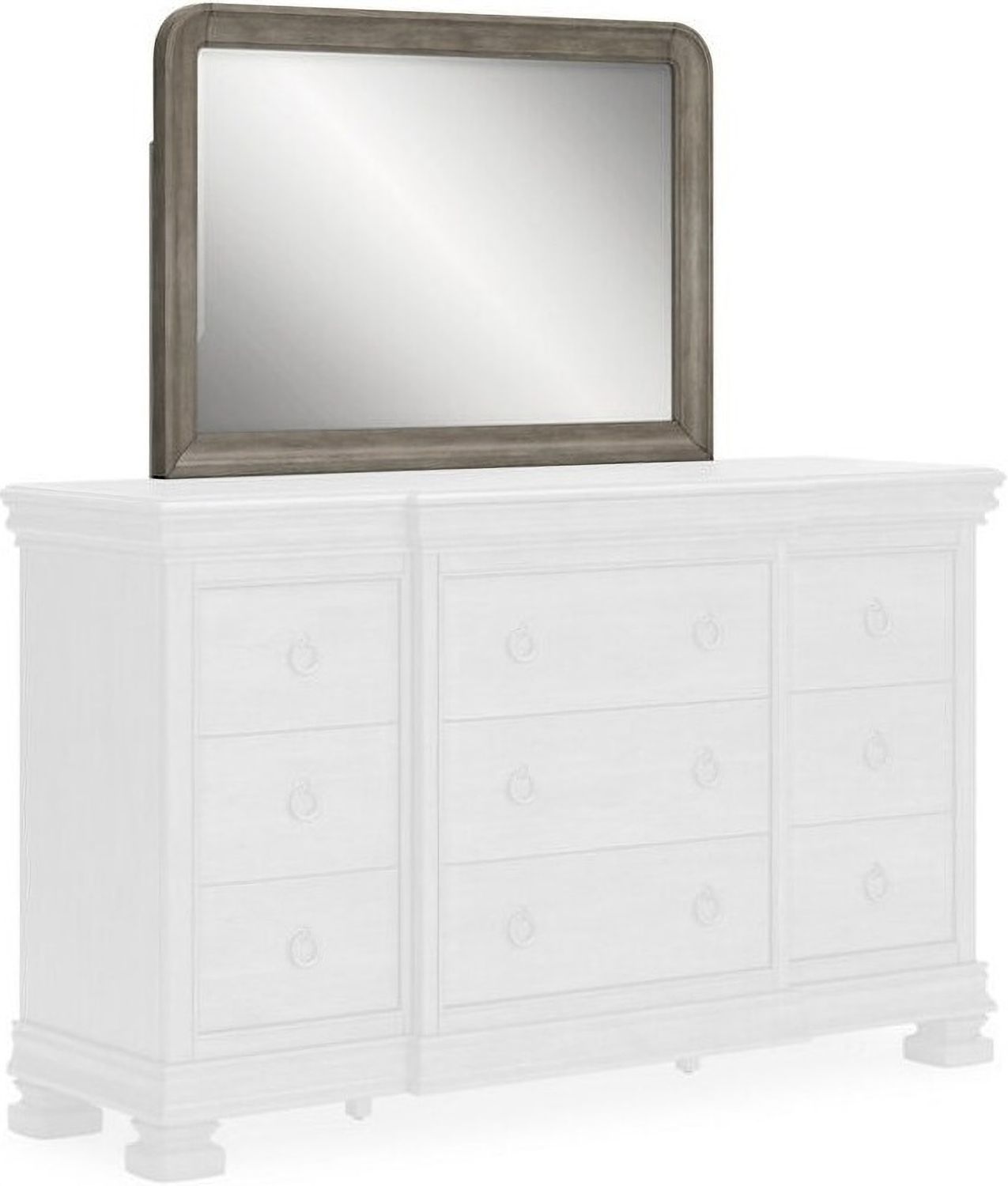 Lexorne Gray Bedroom Mirror B92436