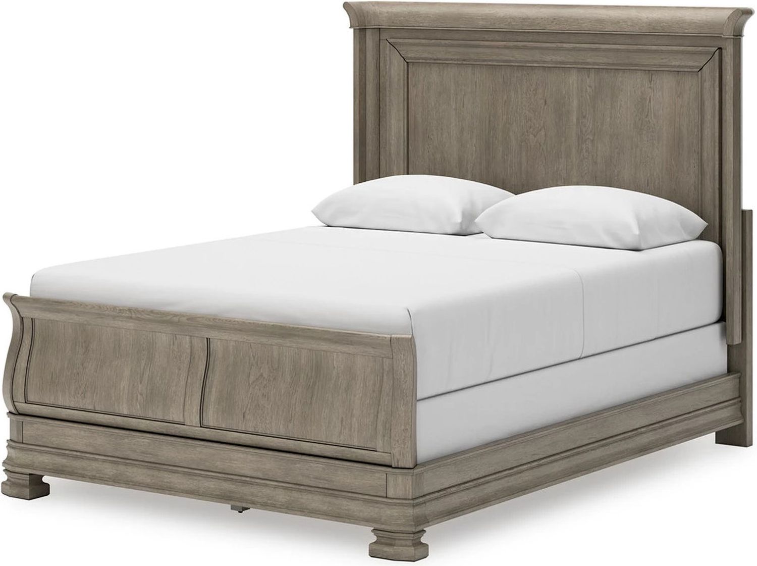 Lexorne Queen Sleigh Bed In Gray B924B2