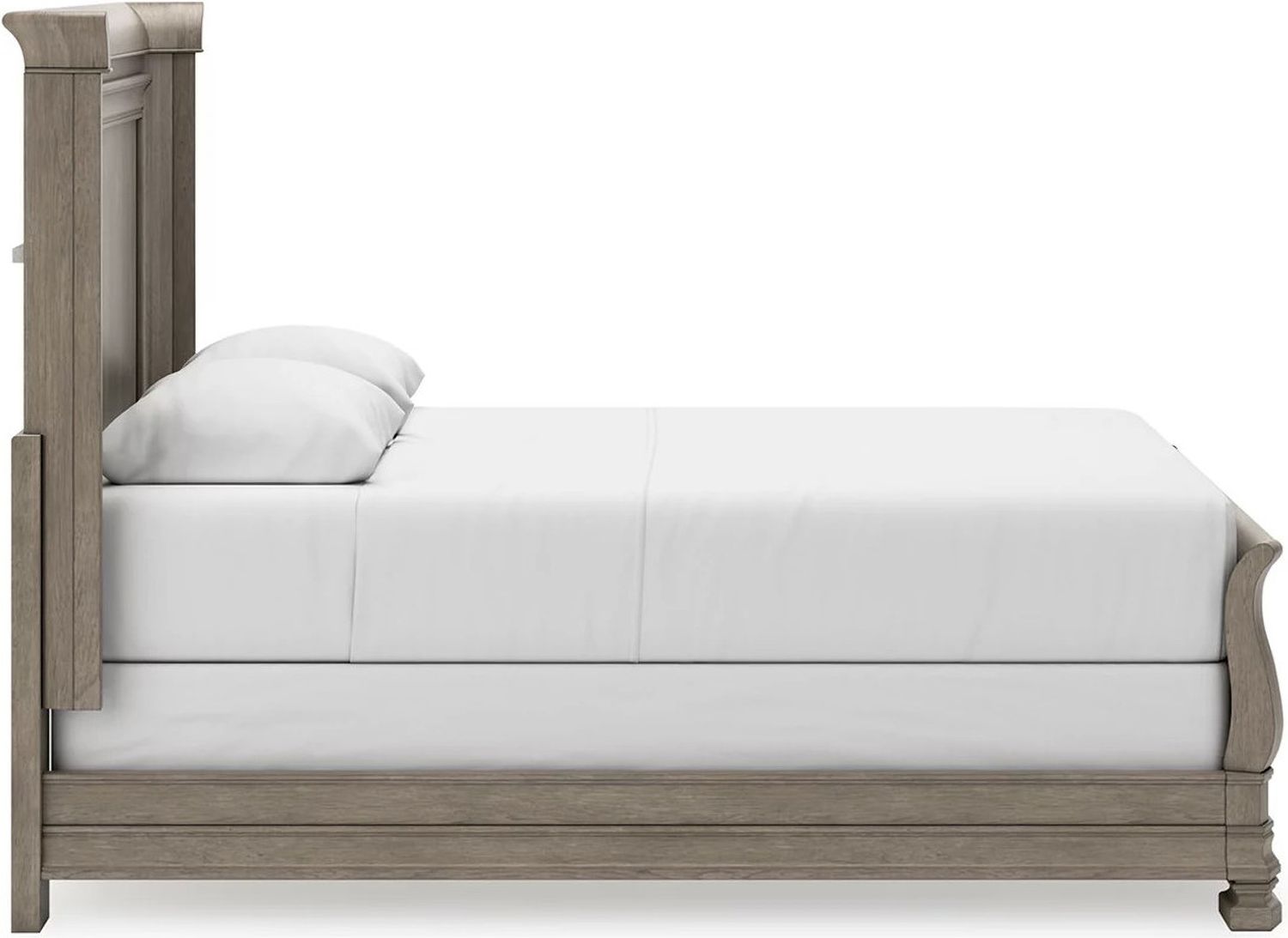Lexorne Queen Sleigh Bed In Gray B924B2
