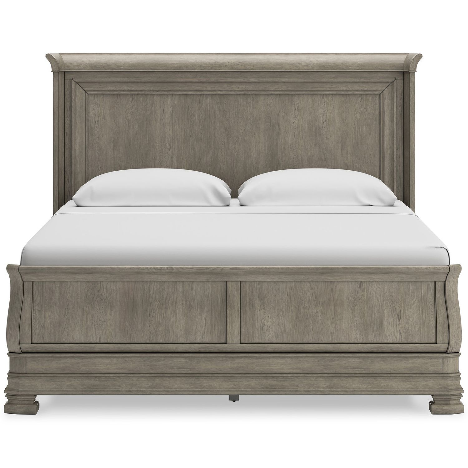 Lexorne California King Sleigh Bed In Gray B924B5