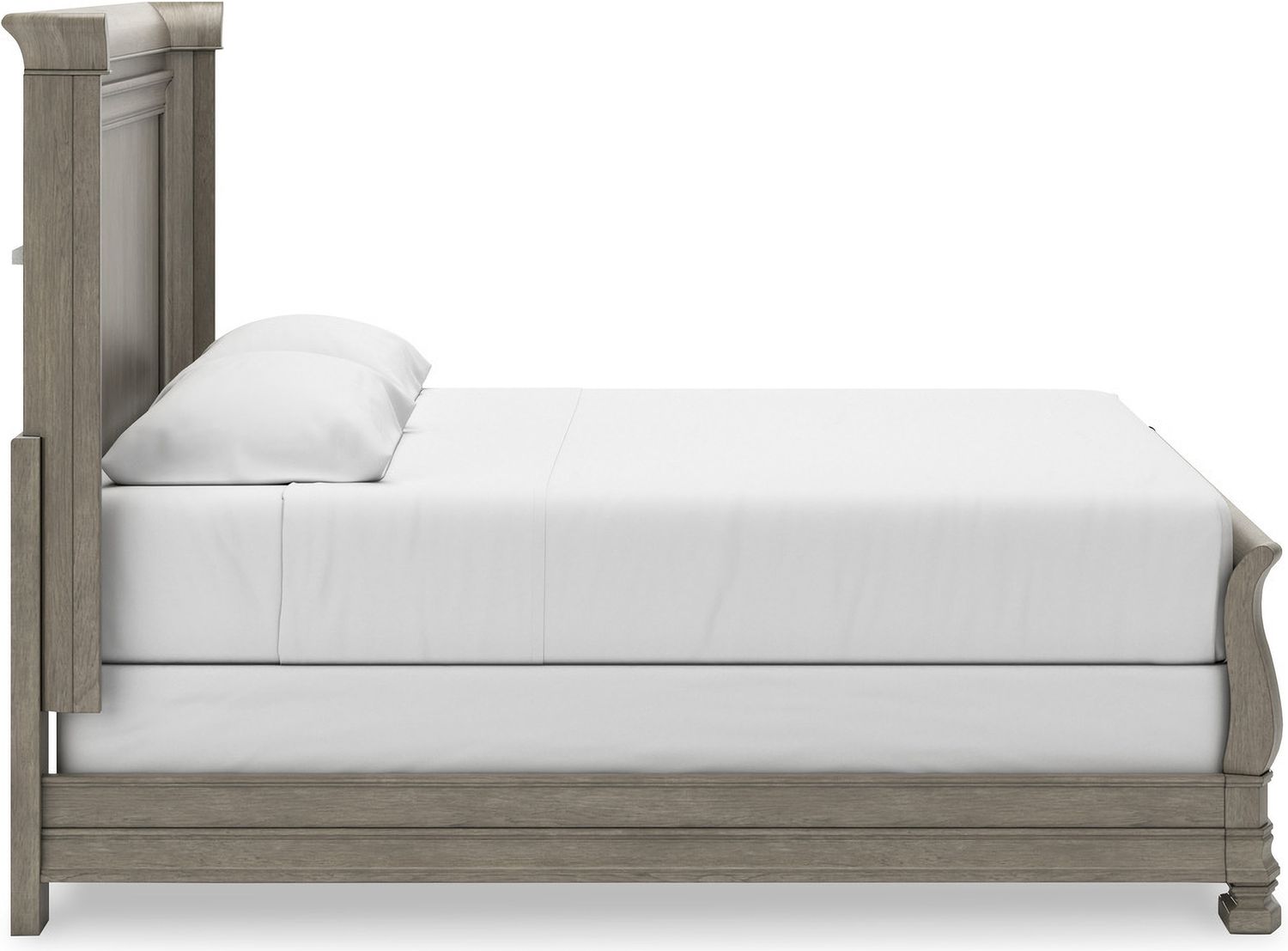 Lexorne California King Sleigh Bed In Gray B924B5