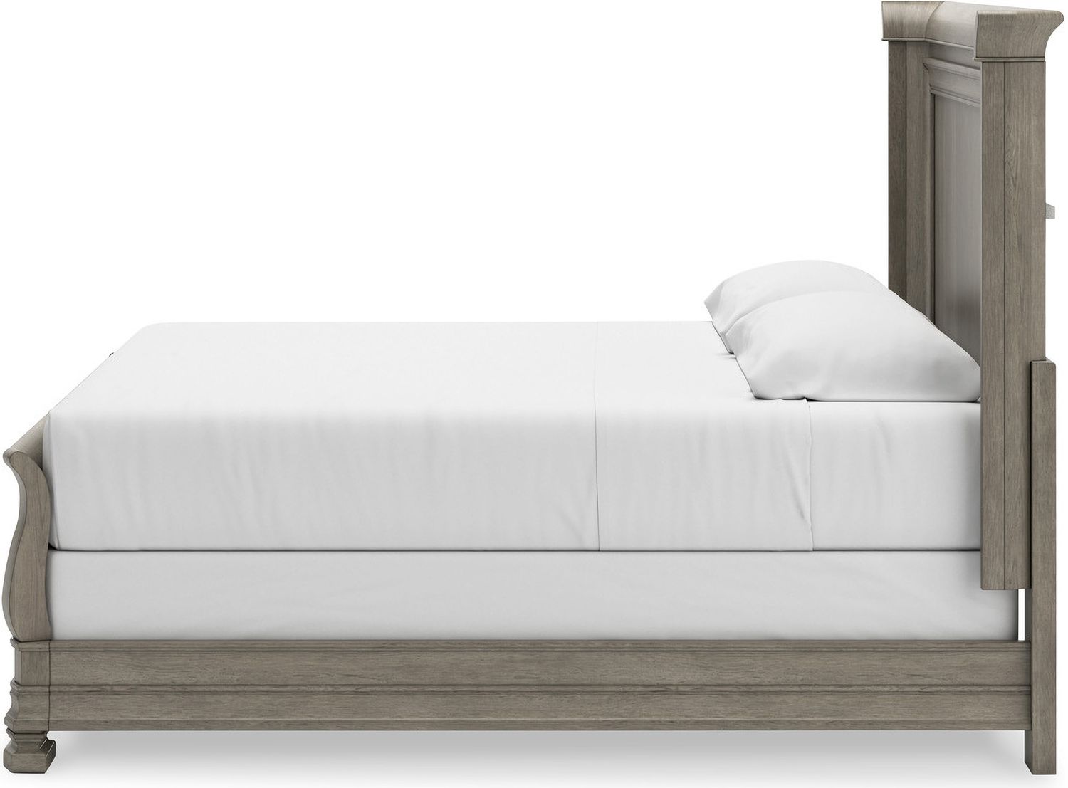 Lexorne California King Sleigh Bed In Gray B924B5